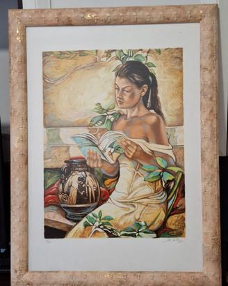 Quadro "Desiderio di conoscere"  MASSIMO DE FEBO