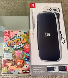 Custodia nintendo switch + gioco