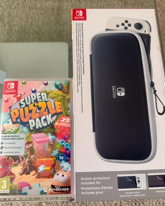 Custodia nintendo switch + gioco