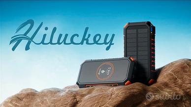 Hiluckey Caricabatterie Solare 26800mAh