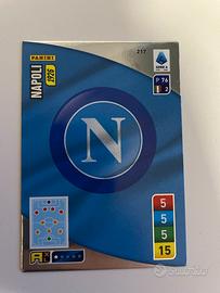 Card Adrenalyn XL 2022/23 Logo Napoli Holo 217