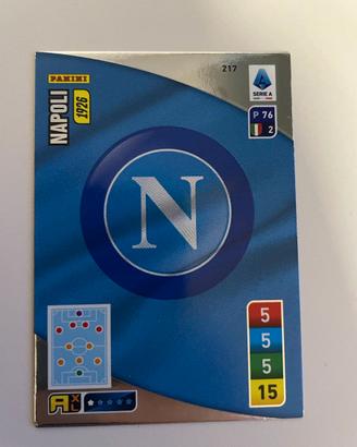 Card Adrenalyn XL 2022/23 Logo Napoli Holo 217