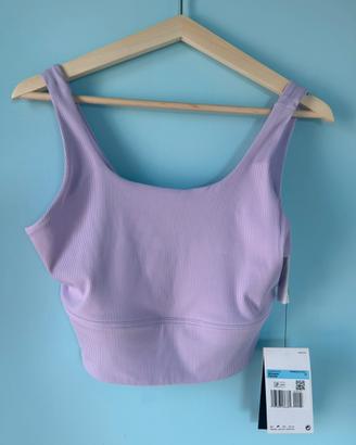 Top Nike lilla allenamento/yoga