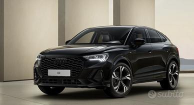 Audi Q3 sportback identy black S-line