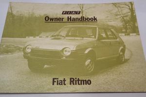 Owner's handbook FIAT Ritmo 1979