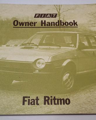 Owner's handbook FIAT Ritmo 1979