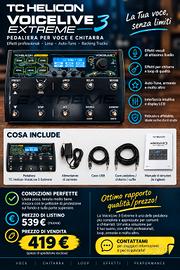 PEDALIERA TC HELICON VOICELIVE3 EXTREME