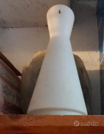 lampadario vetro opaco