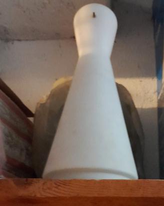 lampadario vetro opaco