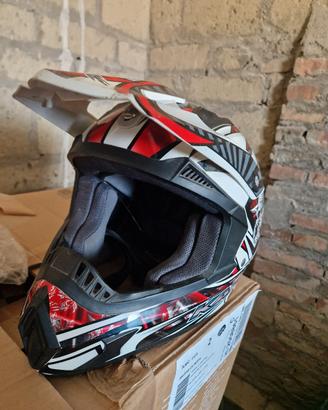 Casco motocross 