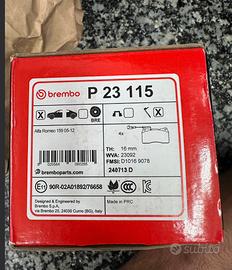 Pastiglia Freno Anteriore per slfa 159 nuovi