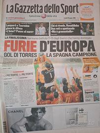 La Gazzetta dello sport Spagna Campione D'Europa 