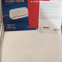 Modem TIM baffo rosso FIBRA