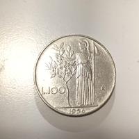 Moneta 100 lire 1956