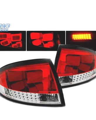 FANALI A LED BAR AUDI TT 8N 99-06 ROSSO CHIARO