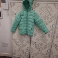 piumino Kiabi 8 anni verde Tiffany cm 128
