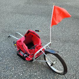 Rimorchio per bicicletta VidaXL