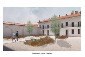 Cortile in centro Abbiategrasso