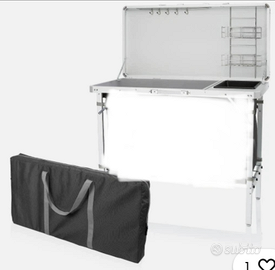 Mobiletto portafornello da campeggio