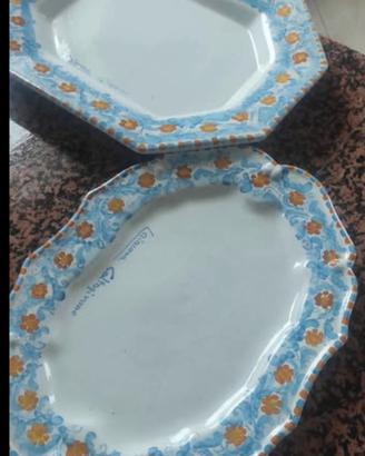 antipastiera vassoio ceramica di Caltagirone 