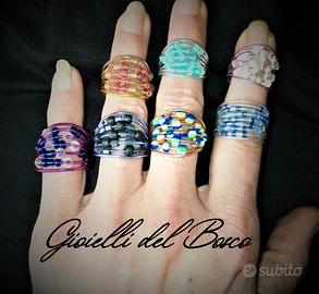 Anelli Alluminio e Cristalli