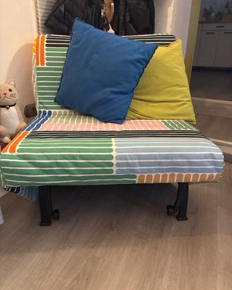 Poltrona letto ikea con fodera
