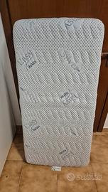 materasso per lettino bambini 125x60x15