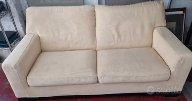 Divano 2 posti moderno beige - 176x85 cm