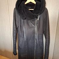 Cappotto in pelle con interno pelliccia – Sibirya