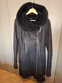 Cappotto in pelle con interno pelliccia – Sibirya