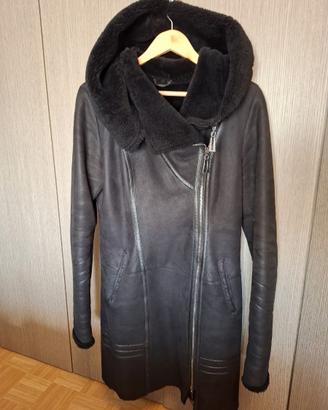 Cappotto in pelle con interno pelliccia – Sibirya