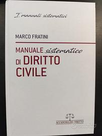 MANUALE SISTEMATICO DI DIRITTO CIVILE FRATINI 2019