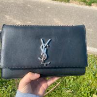 Pochette Saint Laurent medium Kate nera
