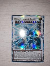 Drago Quasar Cadente Ultra raro full art Yugioh