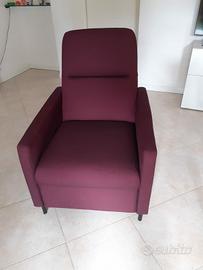 poltrona bordeaux