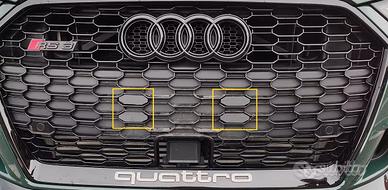 Portatarga magnetico per Audi RS3 8V