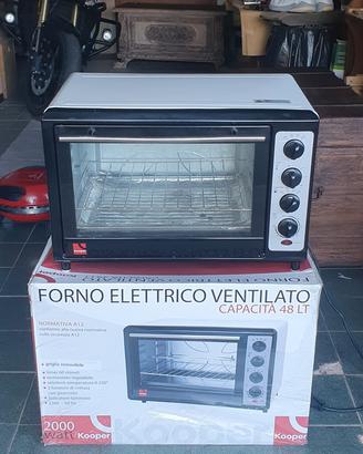 FORNO ELETTRICO VENTILATO 50 LITRI  FORNO KOOPER 