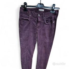 Pantalone Burberry color porpora