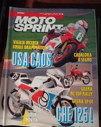 Rivista MOTOSPRINT numero 16 del 1989