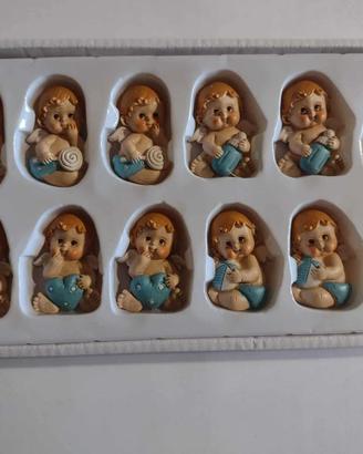 👼 10 Angioletti Magnetici in Resina Ceramica – Do