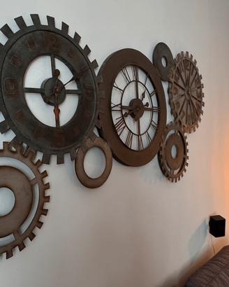 Orologio industrial steampunk Maison du Monde XL
