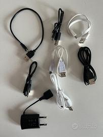 Cavi (x8) usb micro + caricabatteria usb