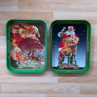 vassoi verdi Coca-Cola Vintage Natale