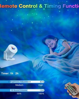 Proiettore cielo stellato cameretta bambini