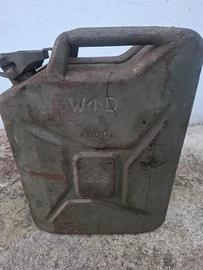 Tanica gasolio storica metallo 1950