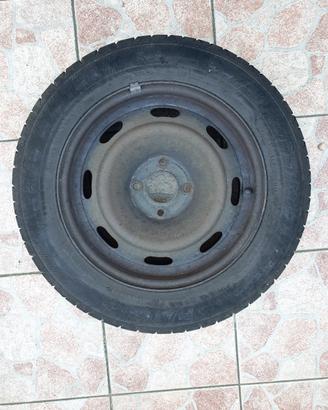 4 cerchi in ferro 16" 4x108 Peugeot 208
