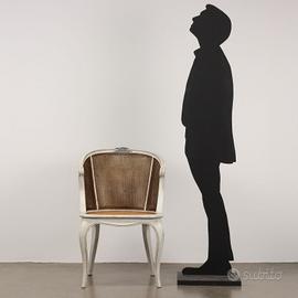 Poltrona a Pozzetto in Stile Barocchetto