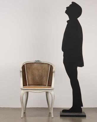 Poltrona a Pozzetto in Stile Barocchetto