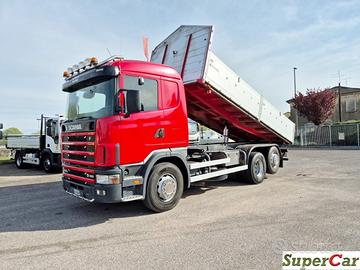 SCANIA R164 480 ribaltabile trilaterale
