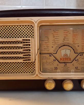 Radio a valvole antica originale MAREA anni 50